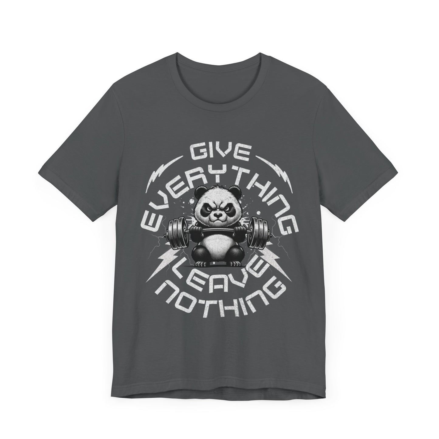 Give Everything Leave Nothing Workout Jersey Short Sleeve Tee