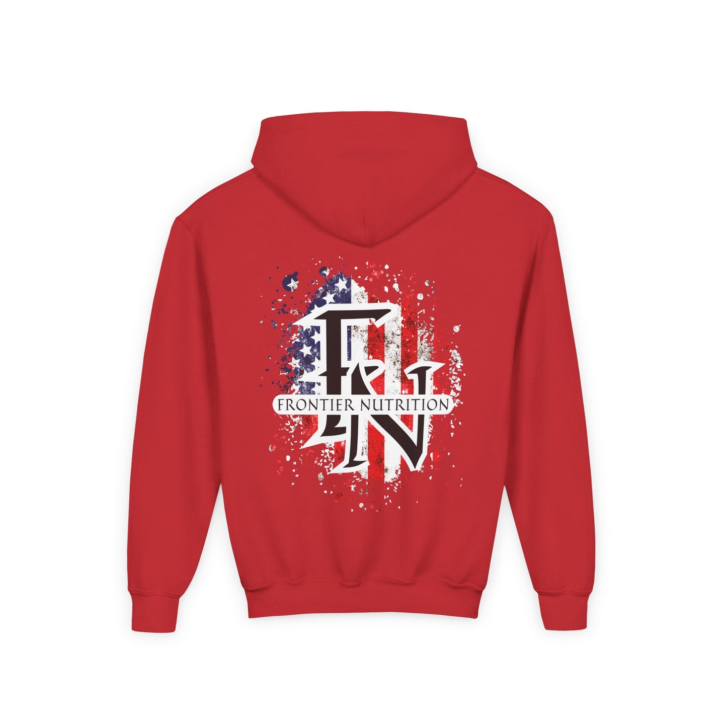 Frontier Nutrition Youth Hoodie, Comfortable Sweatshirt for Teens, Ideal for Gym, Sports, Casual Wear, Perfect for Gifts