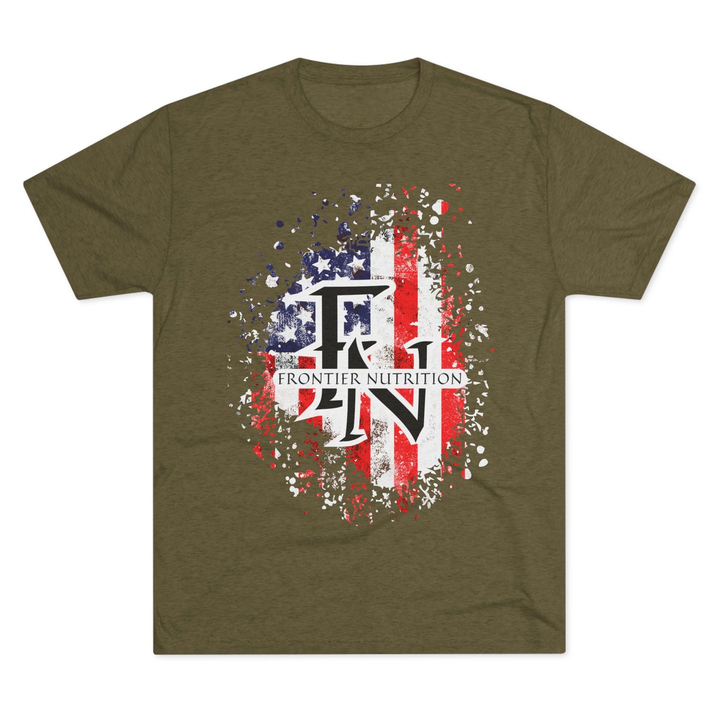 Frontier Nutrition American Flag Logo Tee