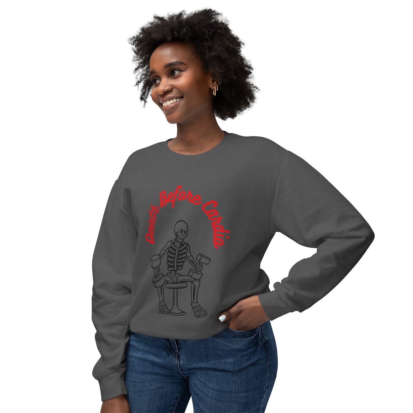 Death Before Cardio Sweater