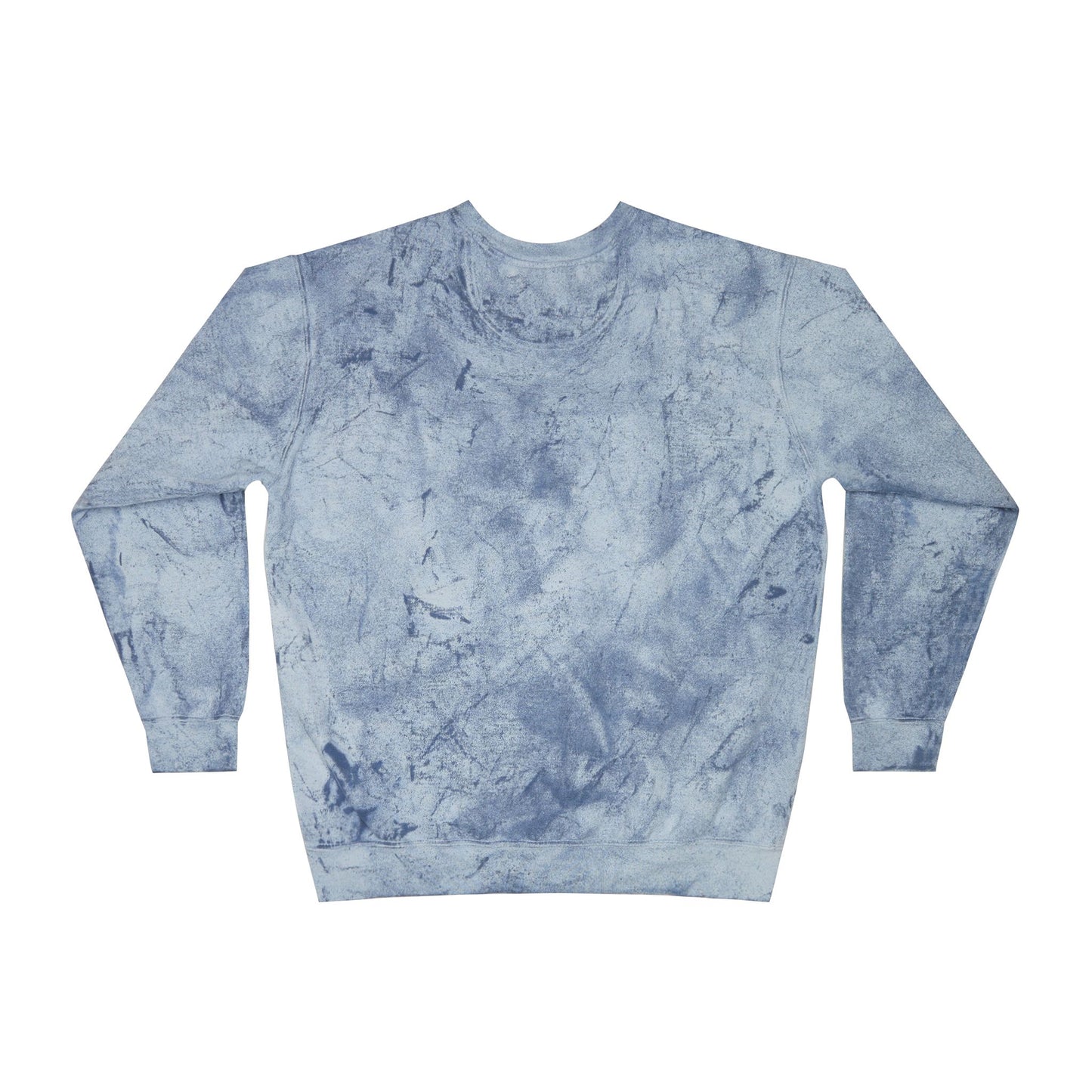 Fitness Princess Crewneck Sweatshirt — Color Blast Tie-Dye Graphic