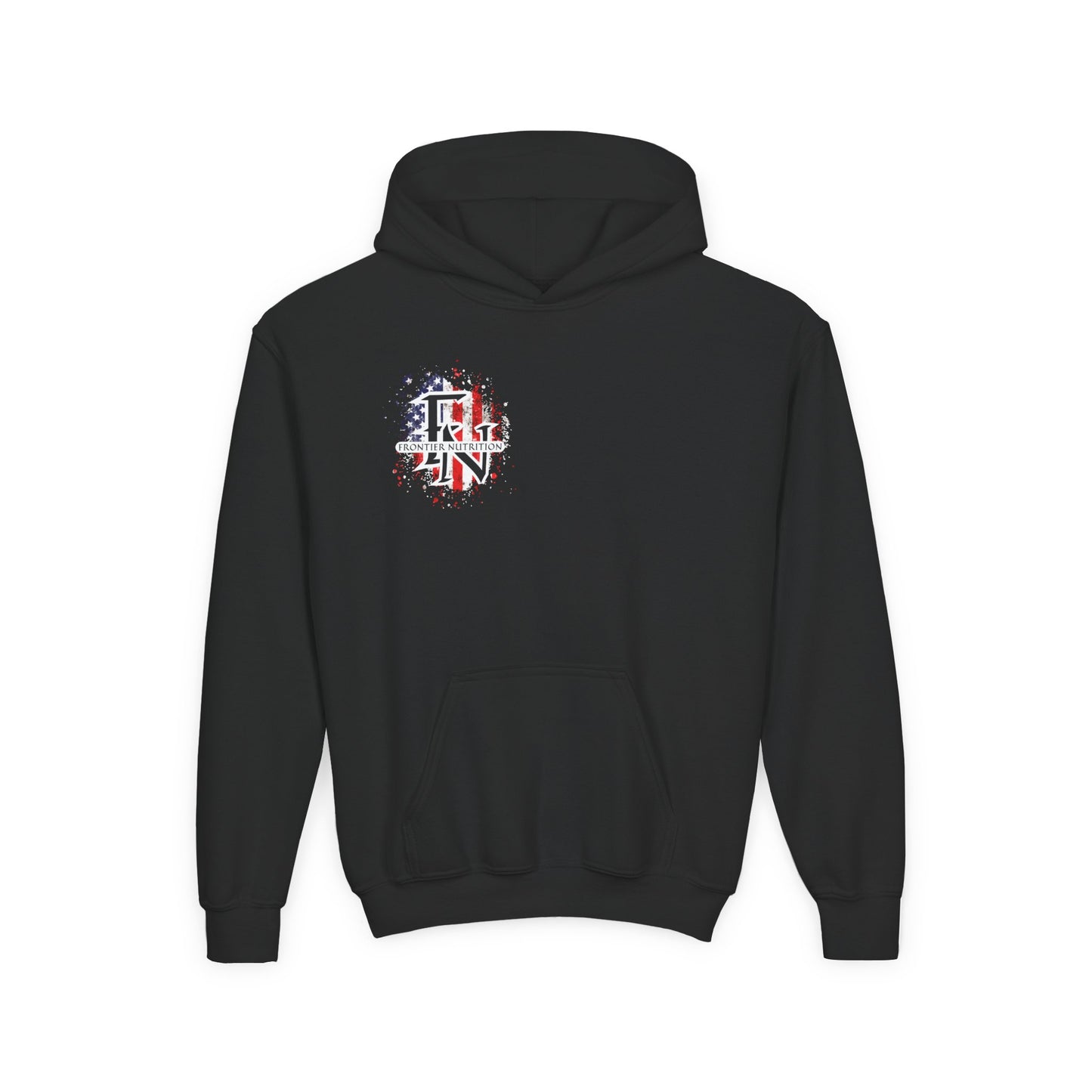 Frontier Nutrition Youth Hoodie, Comfortable Sweatshirt for Teens, Ideal for Gym, Sports, Casual Wear, Perfect for Gifts