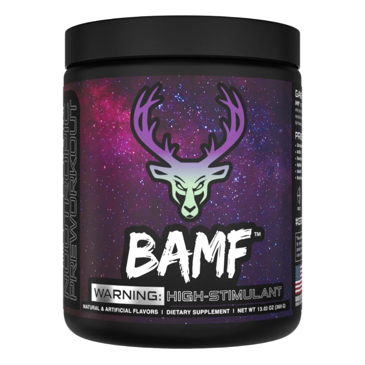 Bucked Up BAMF Nootropic Pre Workout Pump N Grind