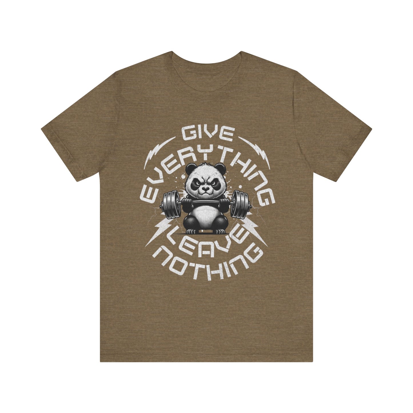 Give Everything Leave Nothing Workout Jersey Short Sleeve Tee