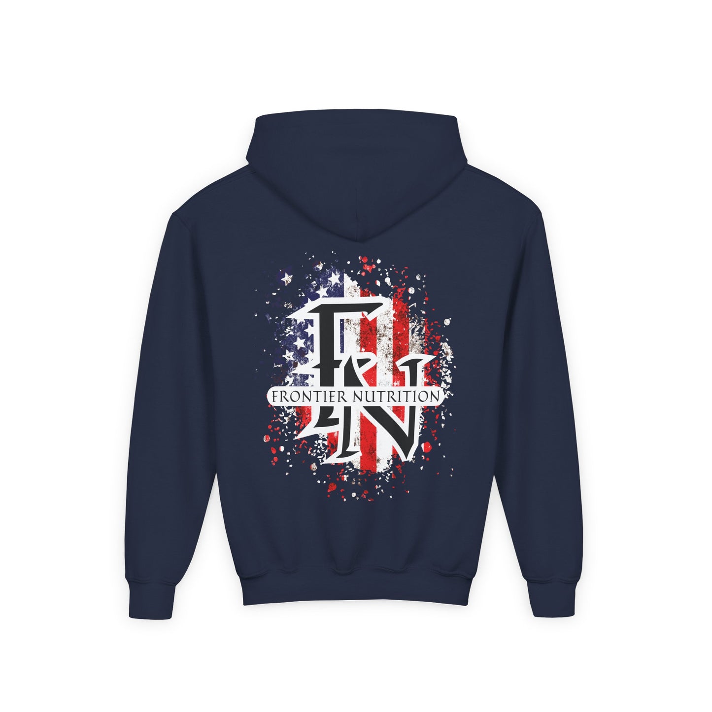 Frontier Nutrition Youth Hoodie, Comfortable Sweatshirt for Teens, Ideal for Gym, Sports, Casual Wear, Perfect for Gifts