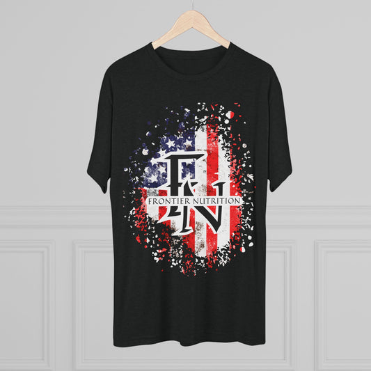 Frontier Nutrition American Flag Logo Tee