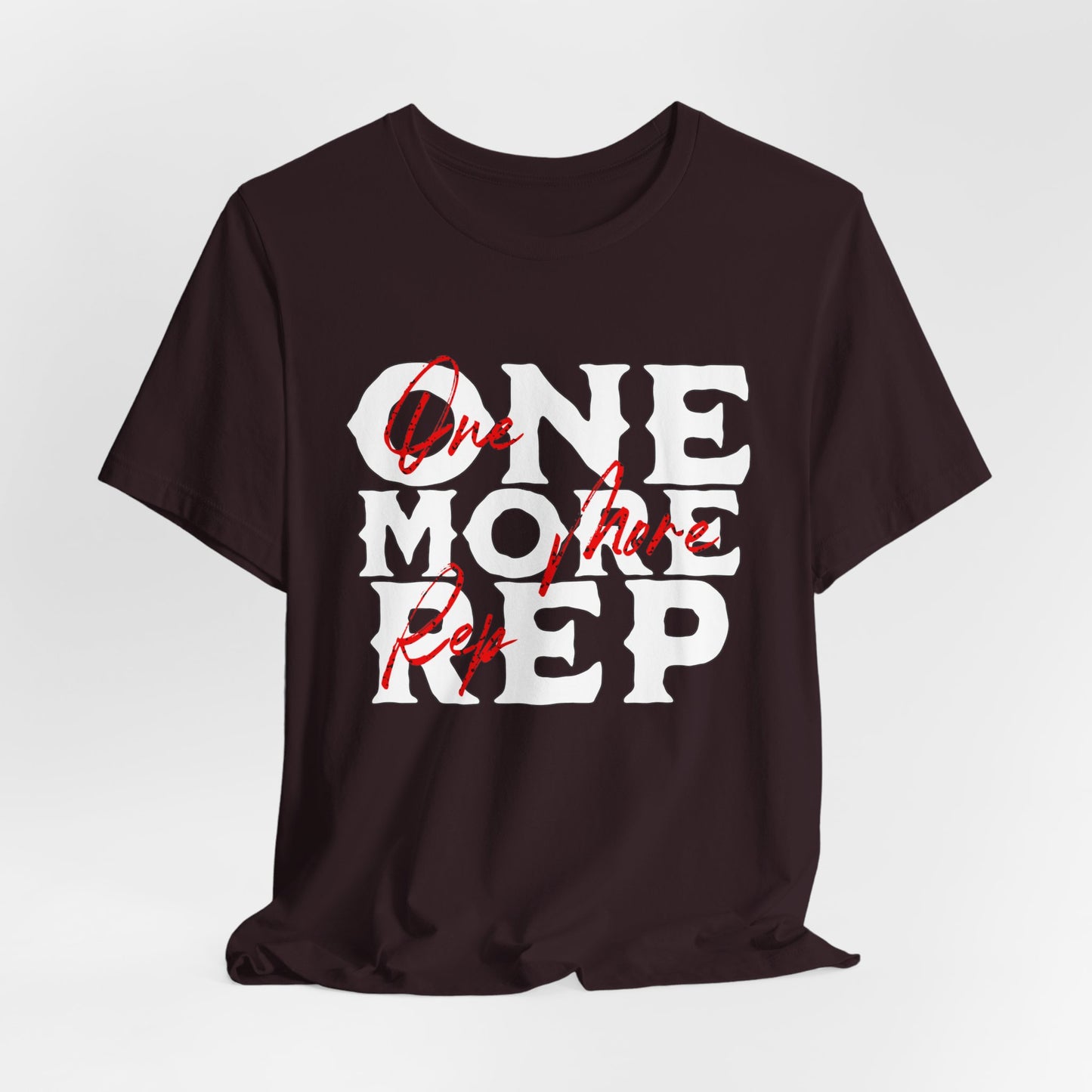 One More Rep Workout Weightlifting Jersey Short Sleeve Tee