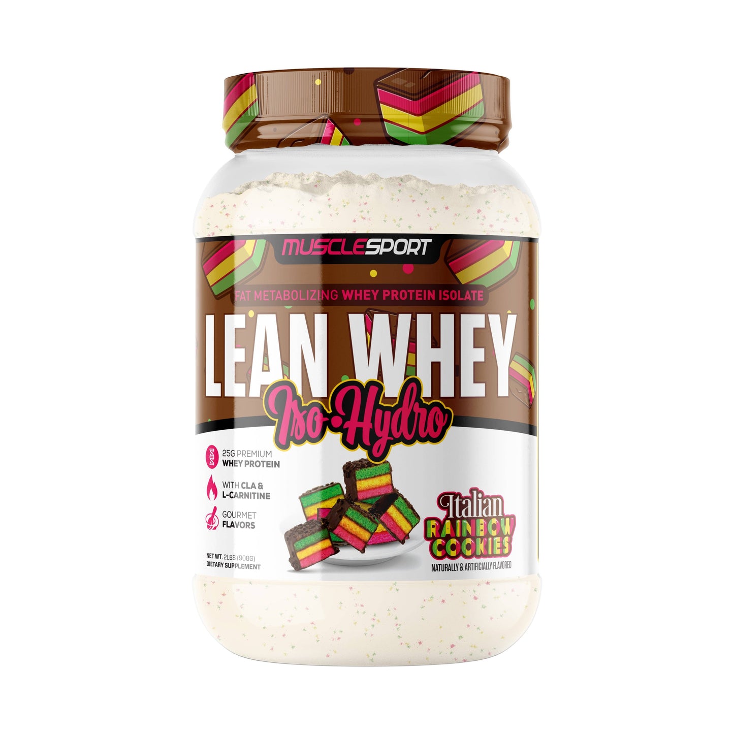 Lean Whey™ 2lb Premium Whey Protein Isolate: Carrot Cake