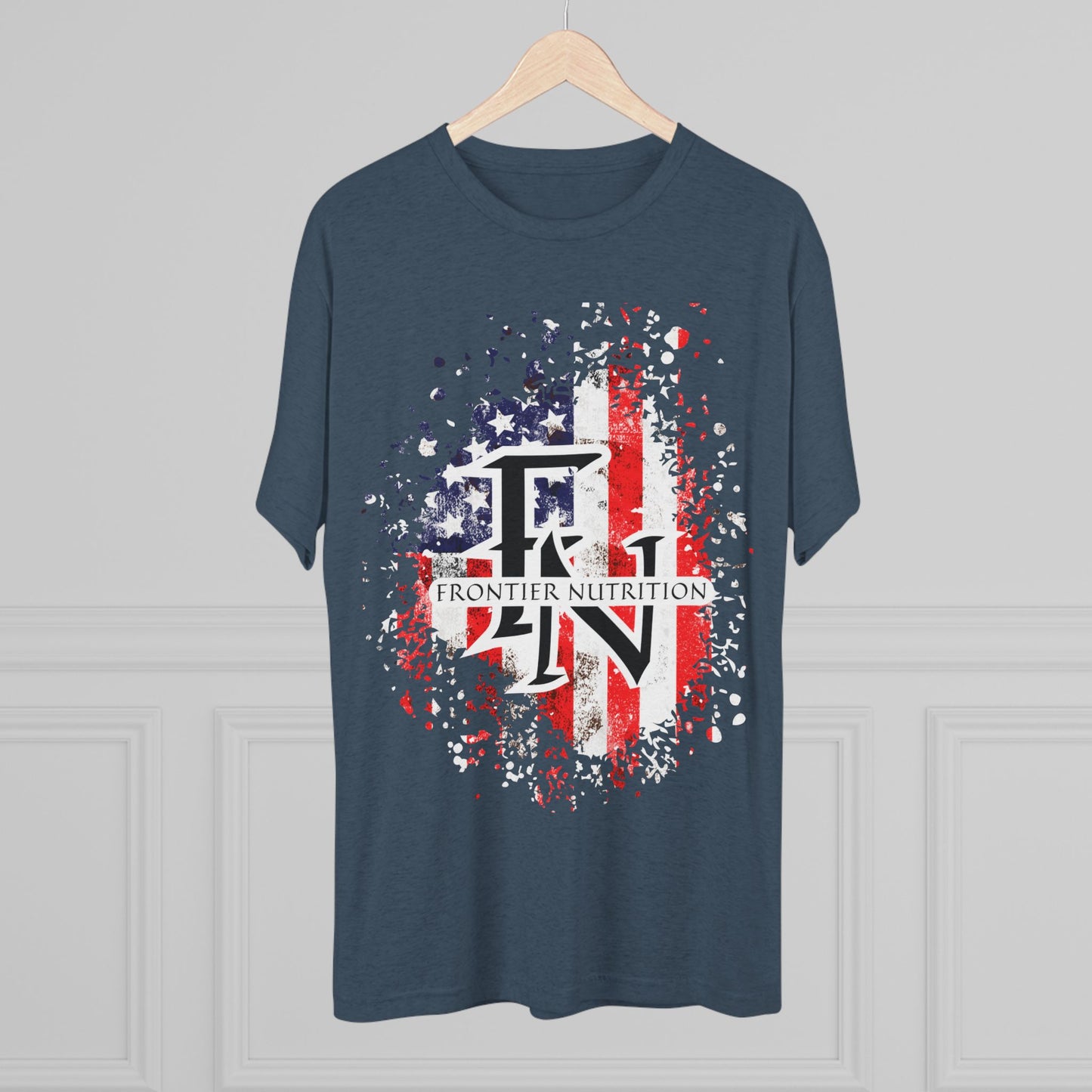 Frontier Nutrition American Flag Logo Tee