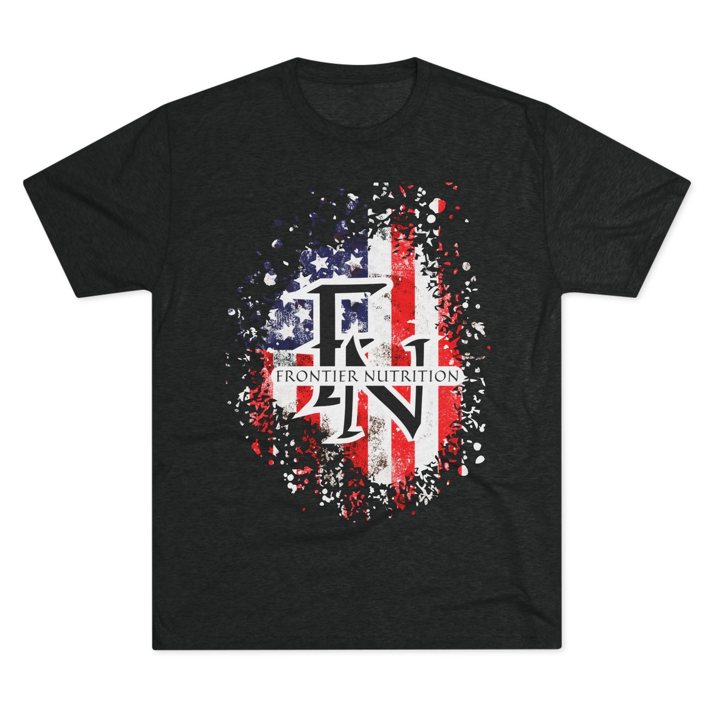 Frontier Nutrition American Flag Logo Tee