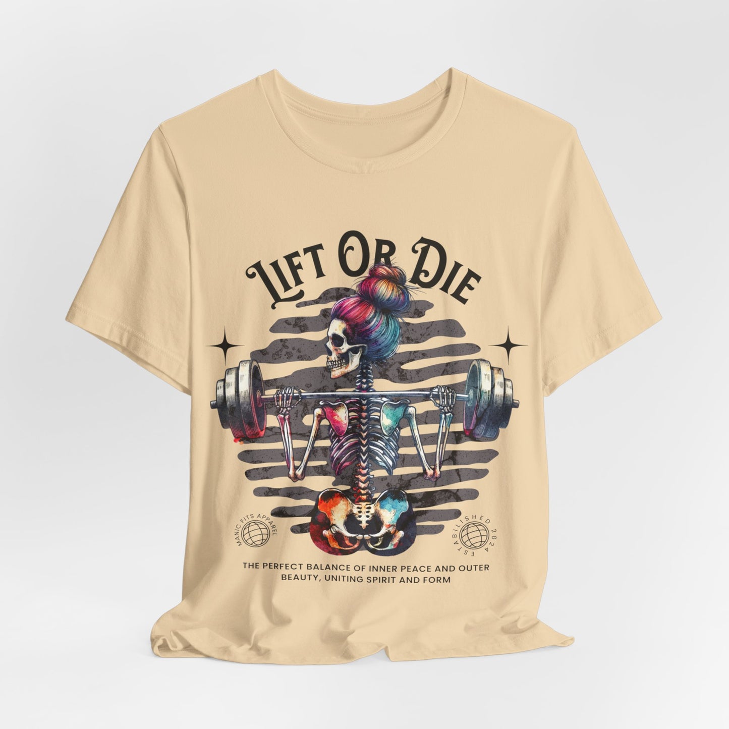 Lift or Die Unisex Jersey Short Sleeve Tee