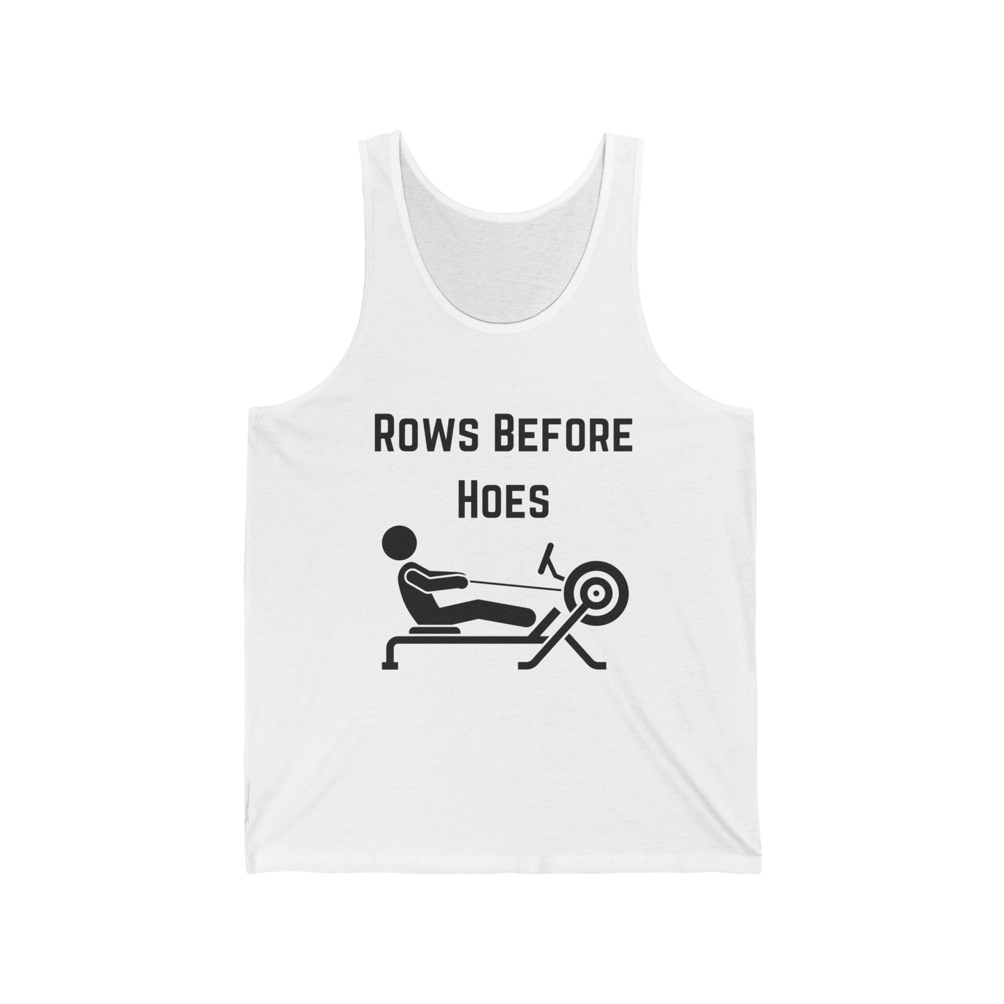 Rows Before Hoes Jersey Tank