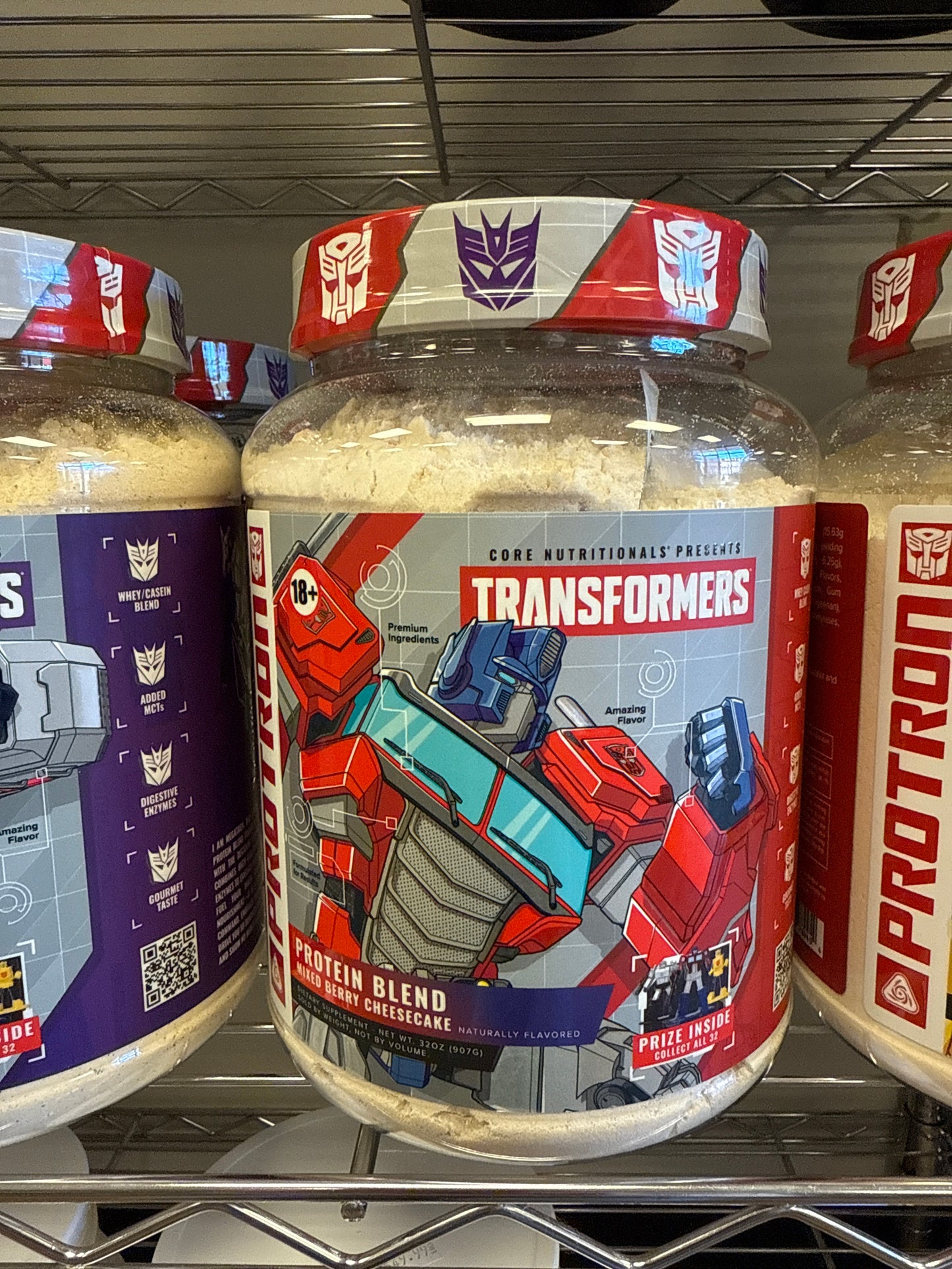 Transformers Protein Mixed Berry Cheesecake