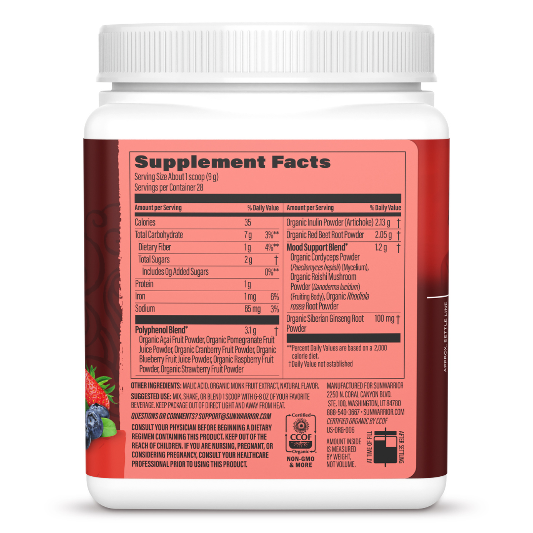 Super Reds Drink Powder Mix - Organic, Vegan, Gluten-Free