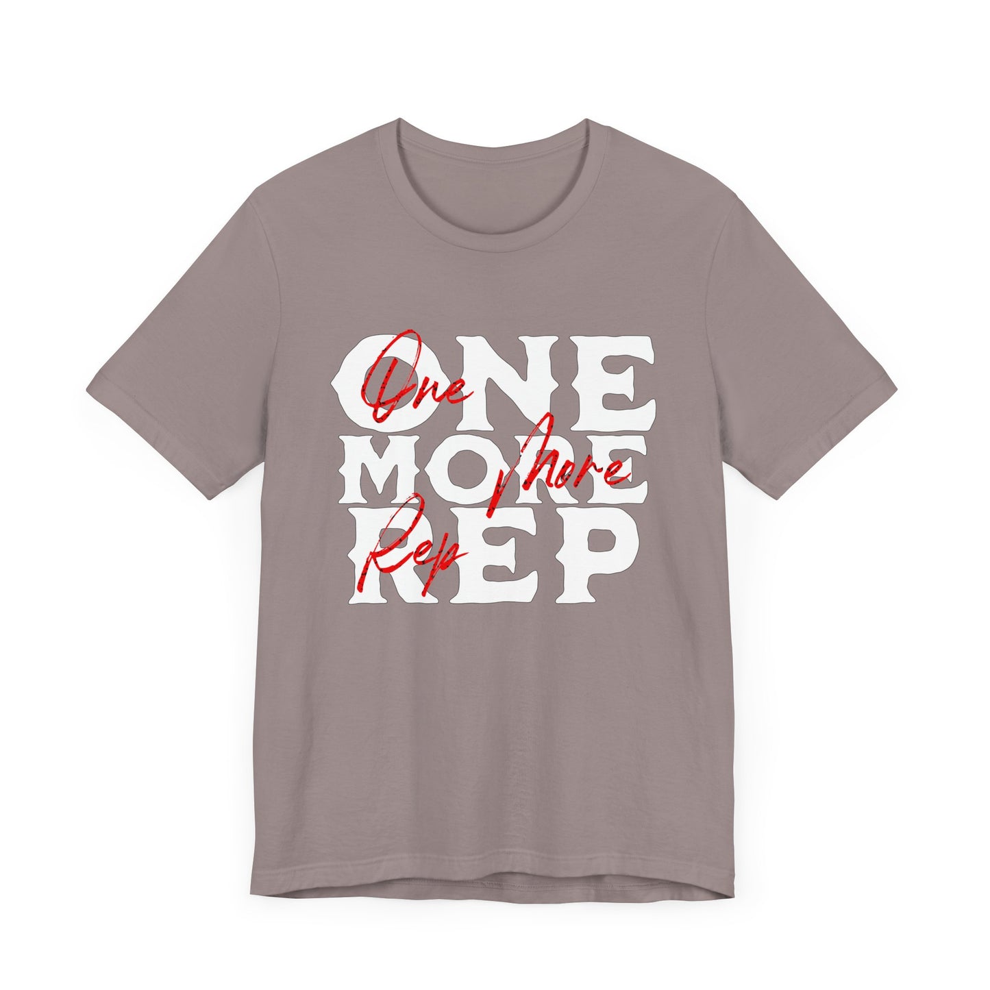 One More Rep Workout Weightlifting Jersey Short Sleeve Tee