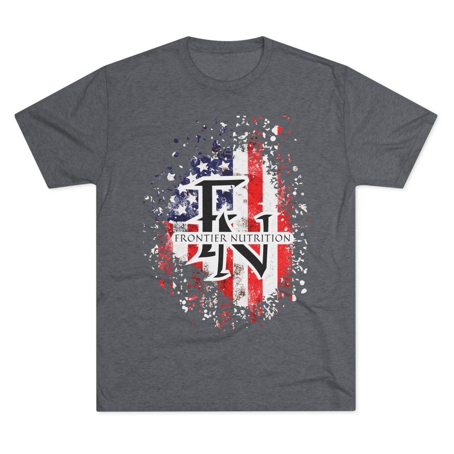 Frontier Nutrition American Flag Logo Tee
