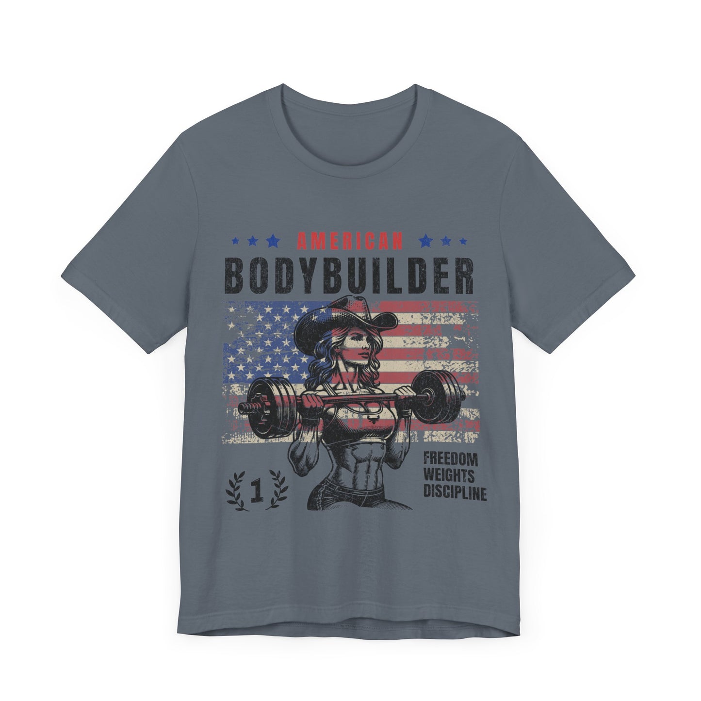 American Bodybuilder Workout Jersey Short Sleeve Tee