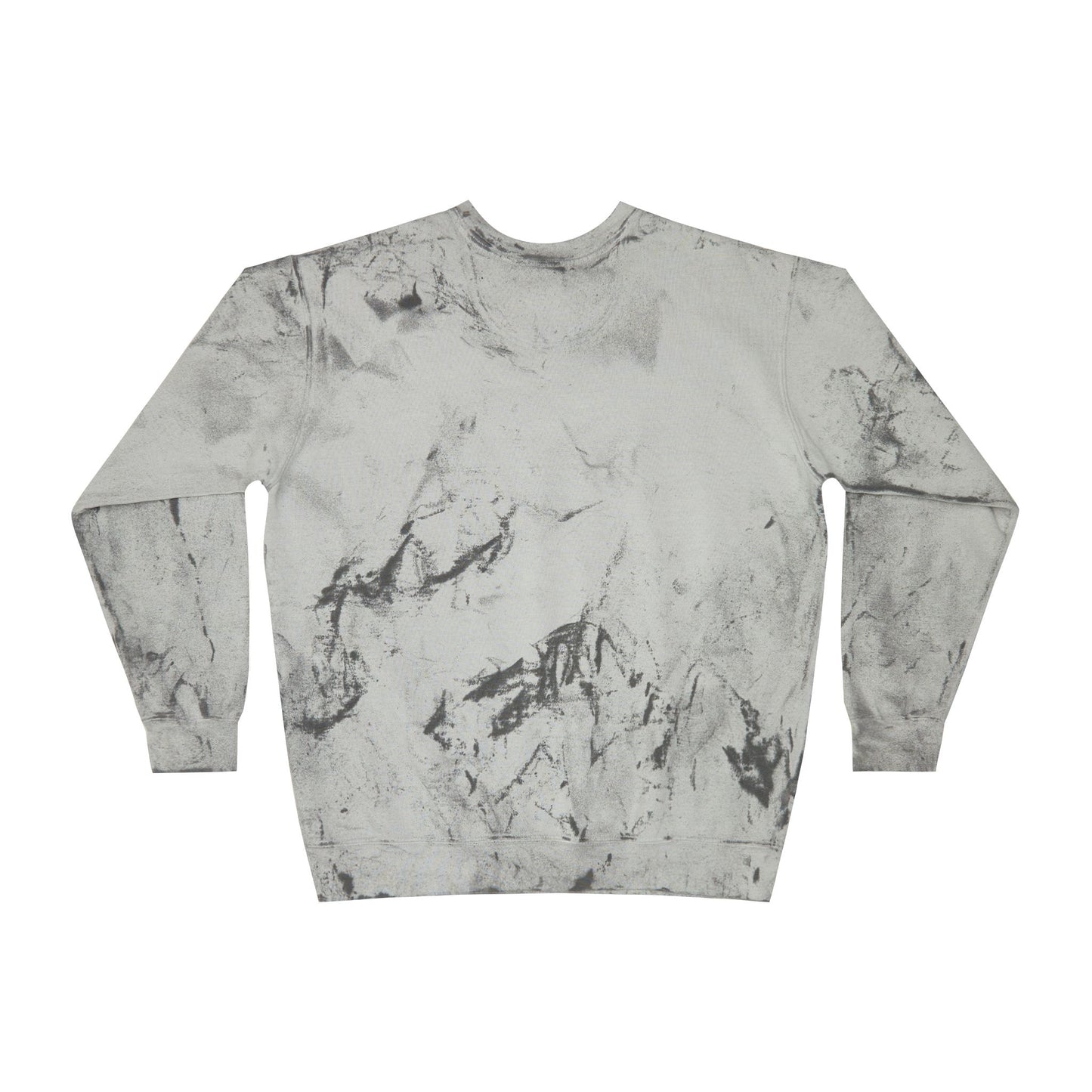 Fitness Princess Crewneck Sweatshirt — Color Blast Tie-Dye Graphic
