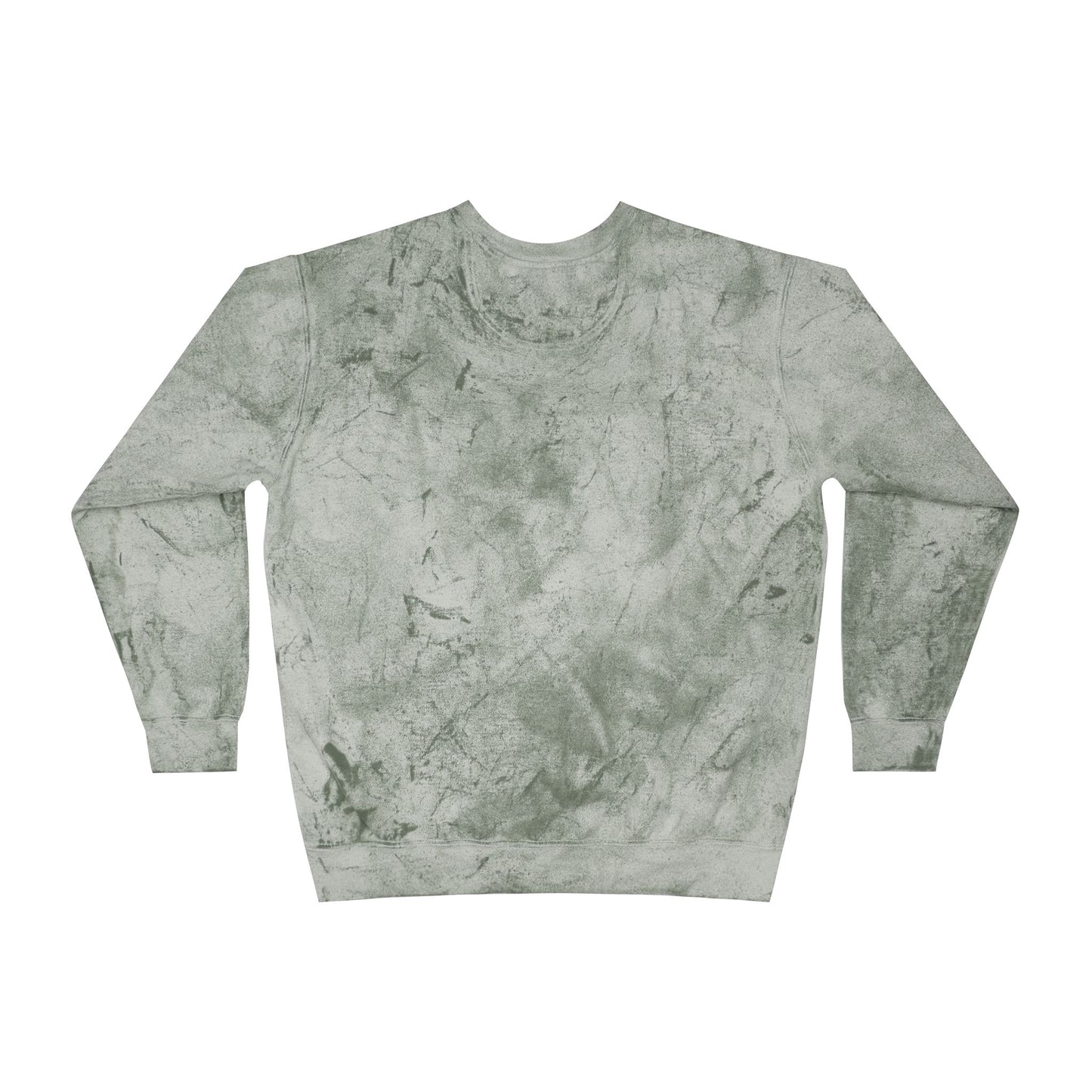 Fitness Princess Crewneck Sweatshirt — Color Blast Tie-Dye Graphic
