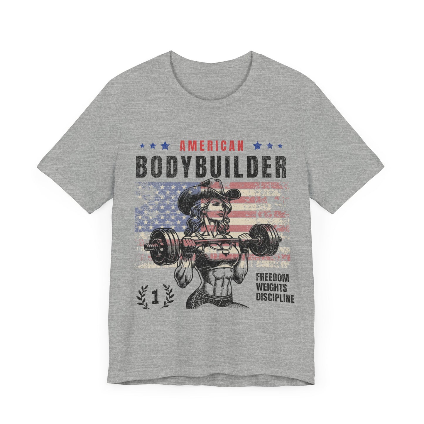 American Bodybuilder Workout Jersey Short Sleeve Tee