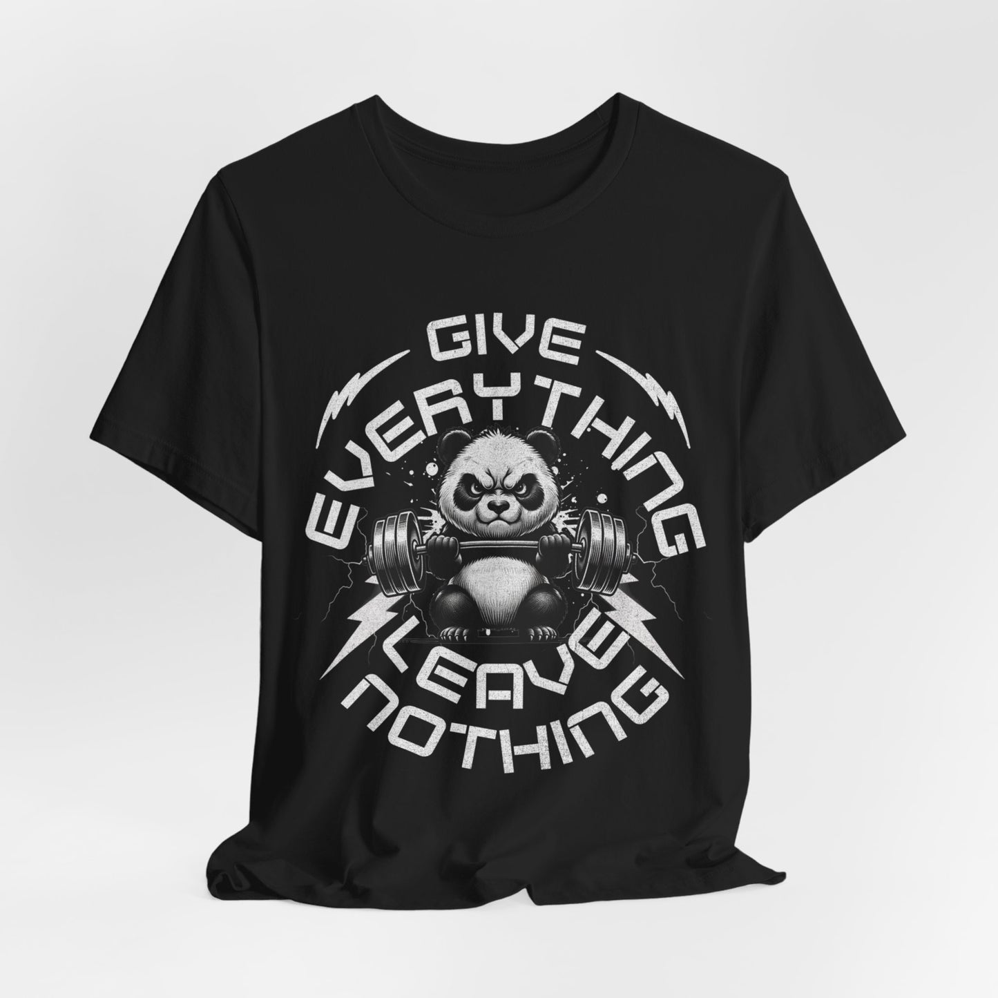 Give Everything Leave Nothing Workout Jersey Short Sleeve Tee