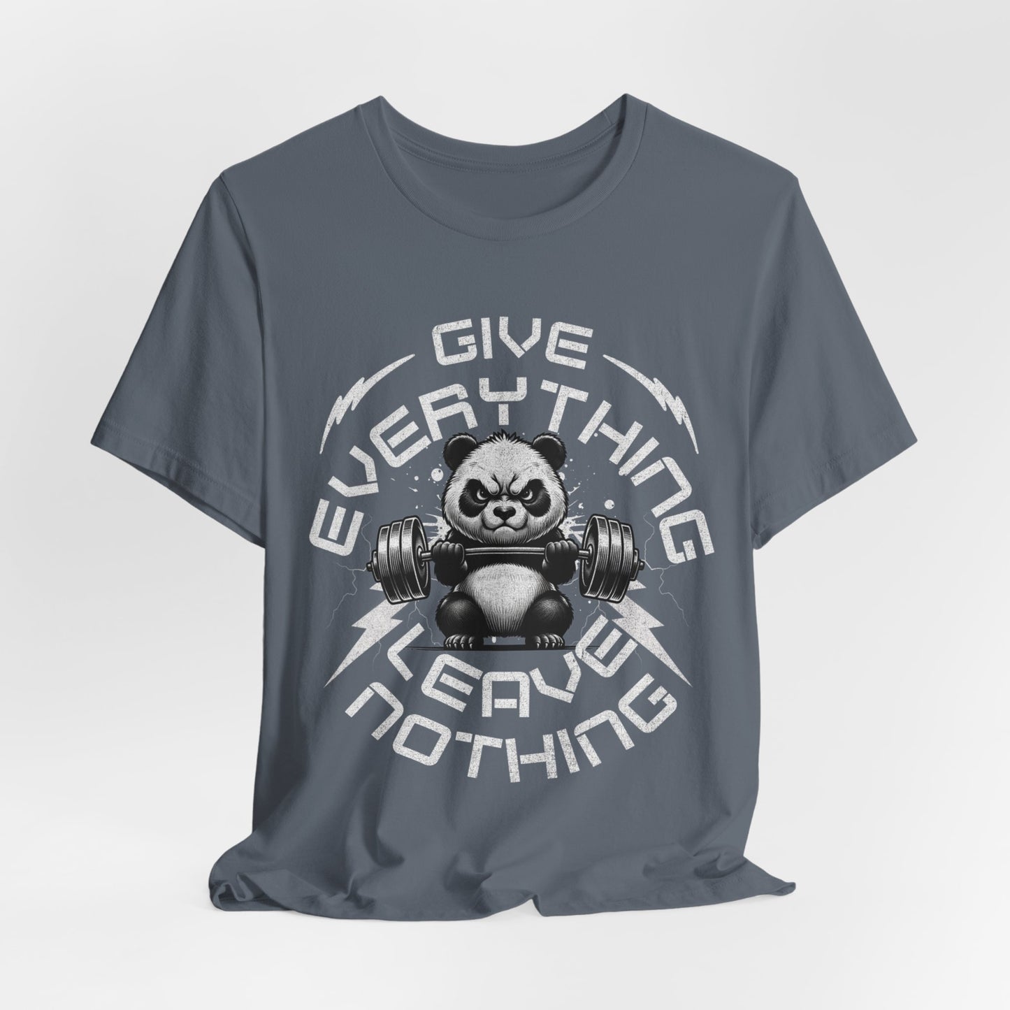 Give Everything Leave Nothing Workout Jersey Short Sleeve Tee