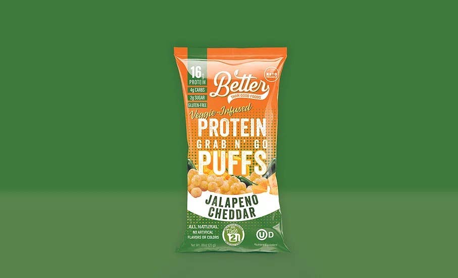 BTG Keto Protein Puffs -Cheddar Jalapeno