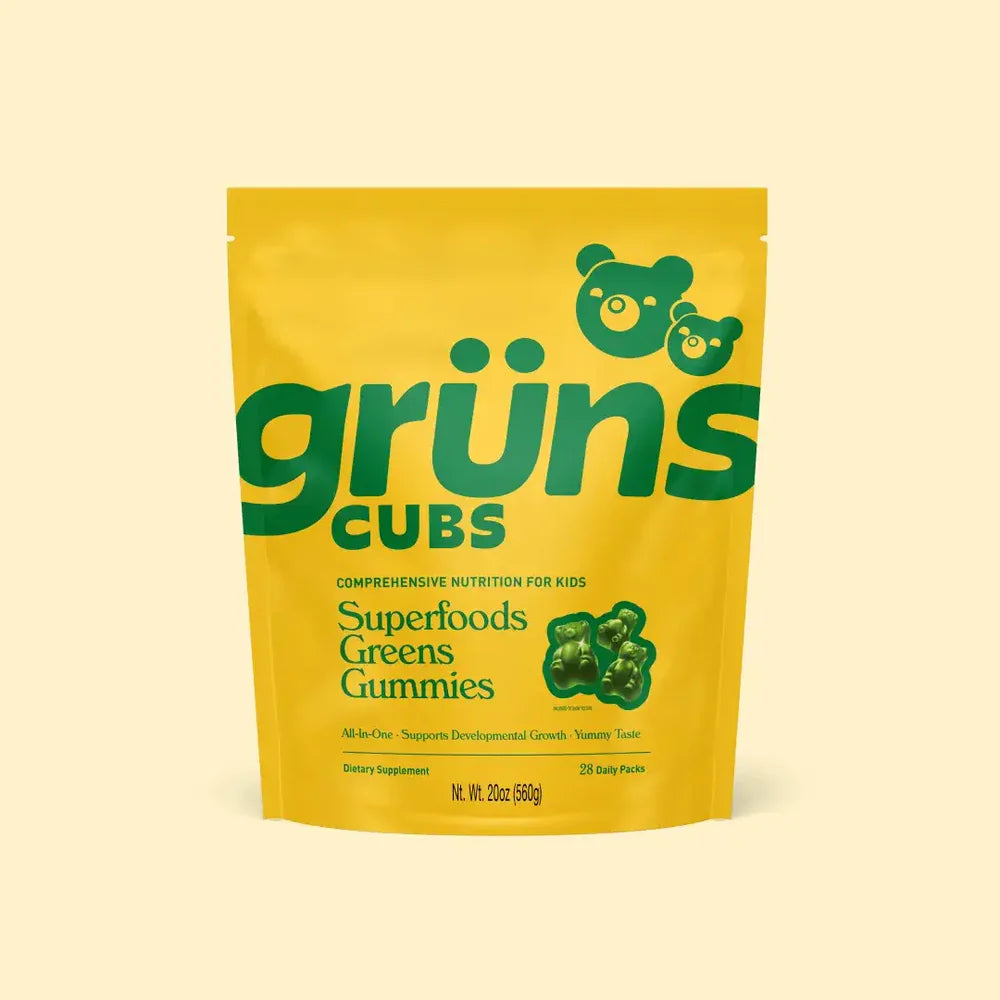 Gruns Cubs Superfoods Greens Gummies