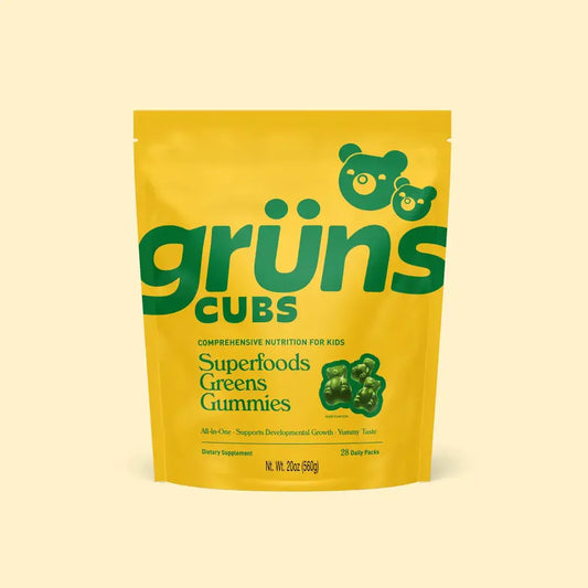 Gruns Cubs Superfoods Greens Gummies