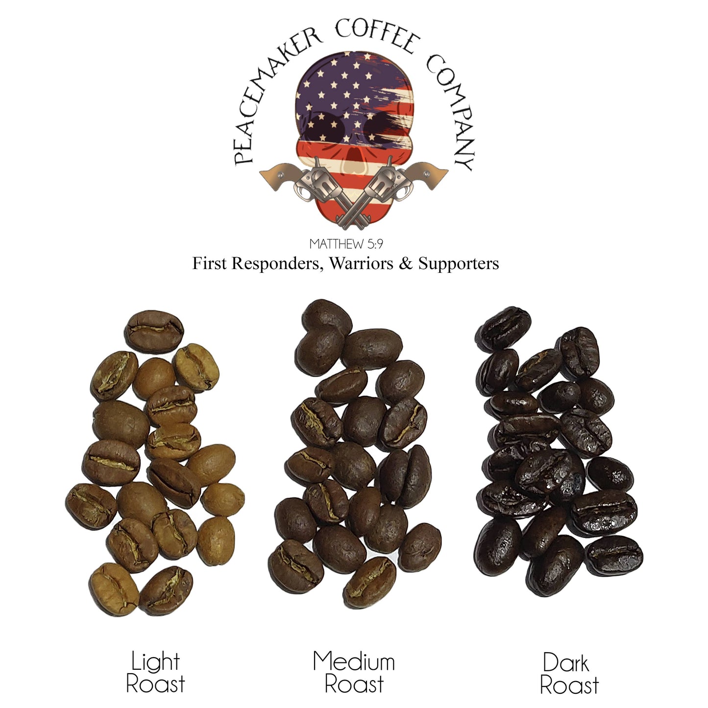 Coffee 16 oz. - Veteran DARK Roast Coffee: Whole Bean / 16 oz