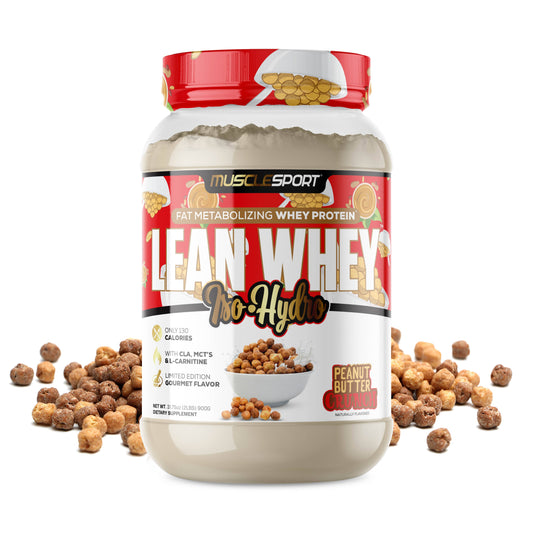 Lean Whey™ 2lb Premium Whey Protein Isolate: Peanut Butter Crunch