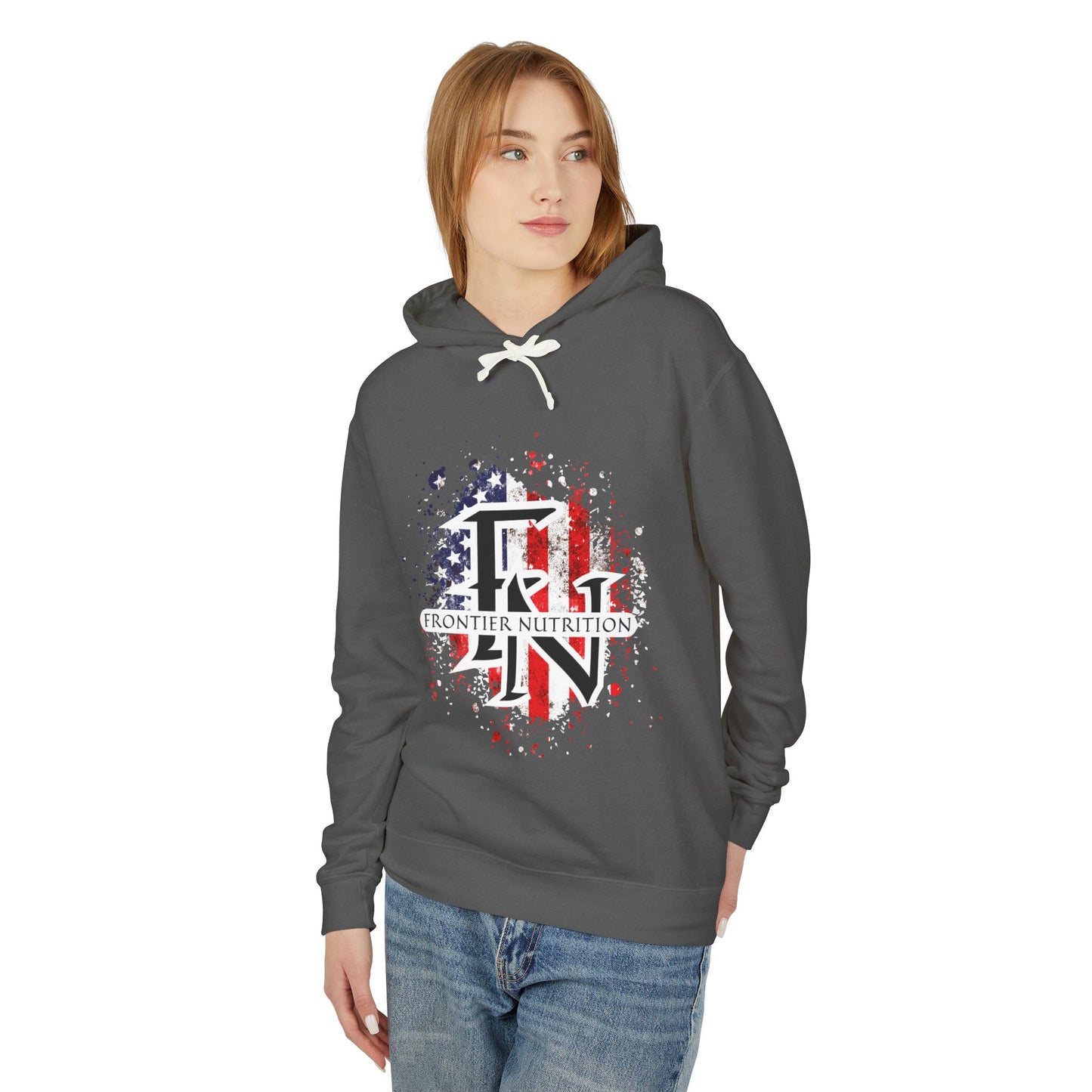 Frontier Nutrition American Flag Logo Hoodie