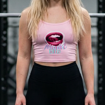 Might Bite Workout Tank — Women's Spaghetti Strap Gym Tank