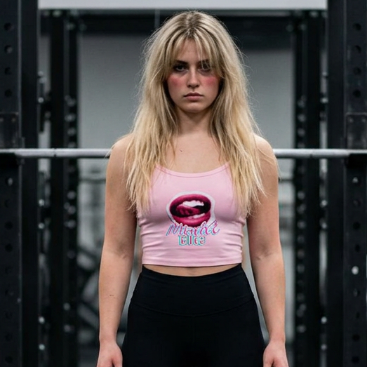 Might Bite Workout Tank — Women's Spaghetti Strap Gym Tank