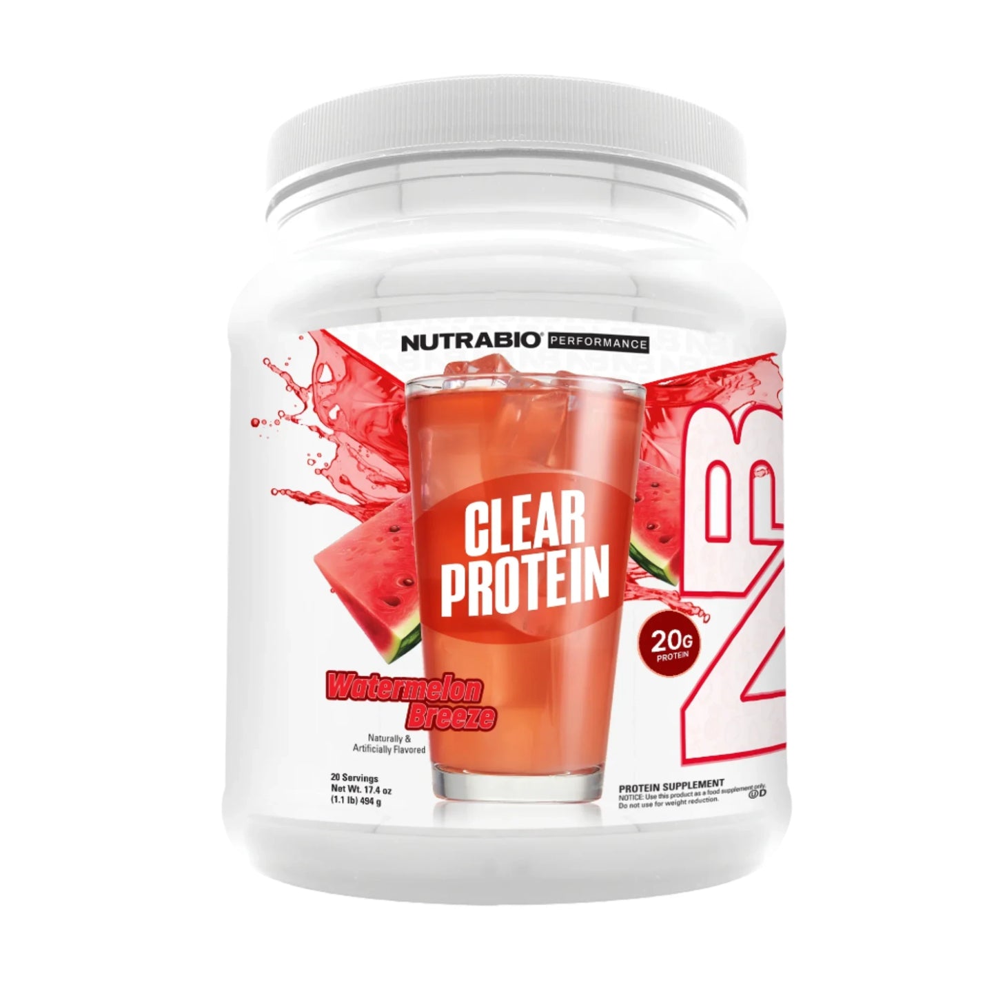 Nutrabio Clear Protein Watermelon Breeze