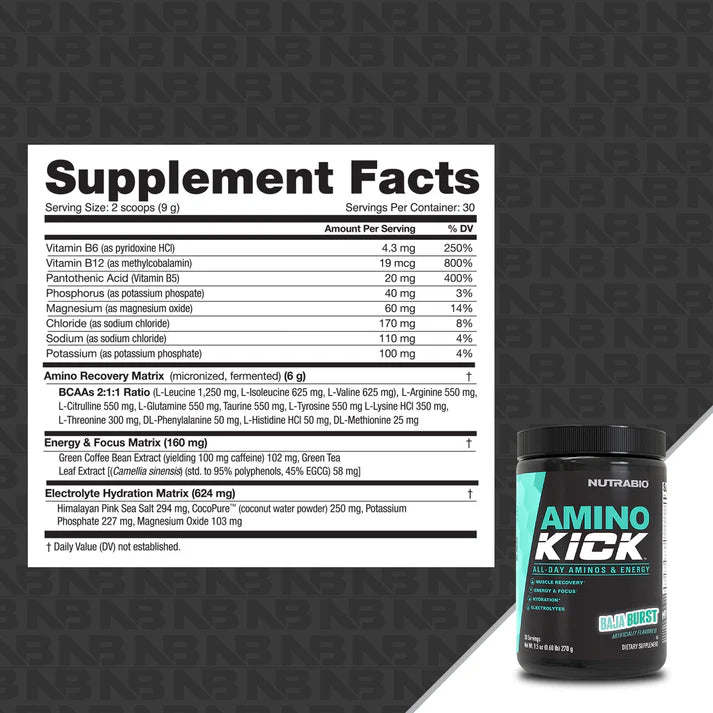 Nutrabio Amino Kick Baja Burst