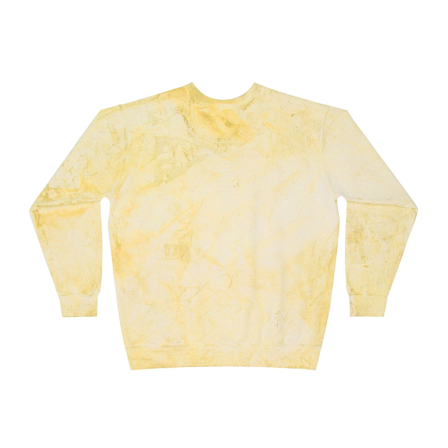 Fitness Princess Crewneck Sweatshirt — Color Blast Tie-Dye Graphic