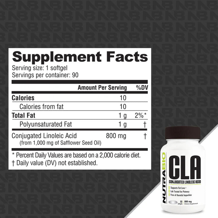NutraBio CLA 90ct