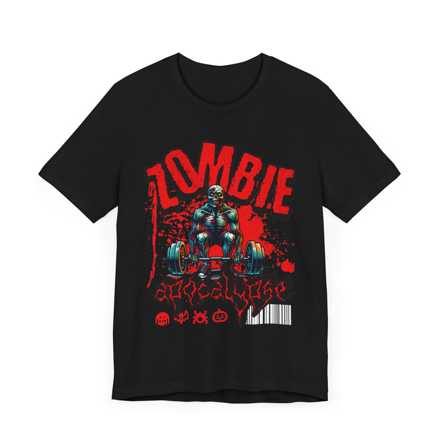 Zombie Apocalypse Gym Shirt Jersey Short Sleeve Tee