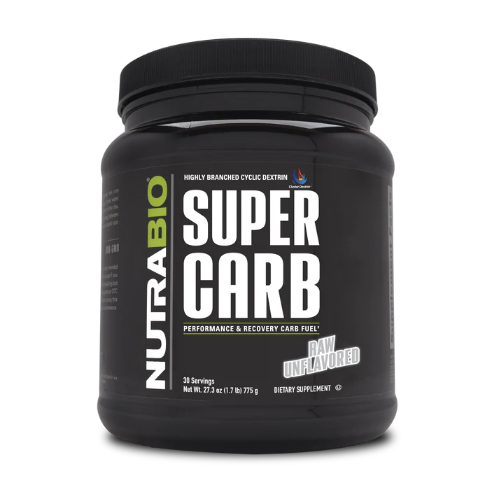 Nutrabio Super Carb unflavored 30 svg