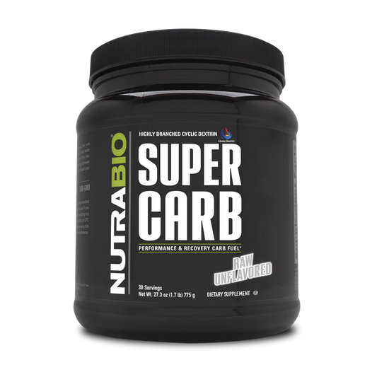 Nutrabio Super Carb unflavored 30 svg