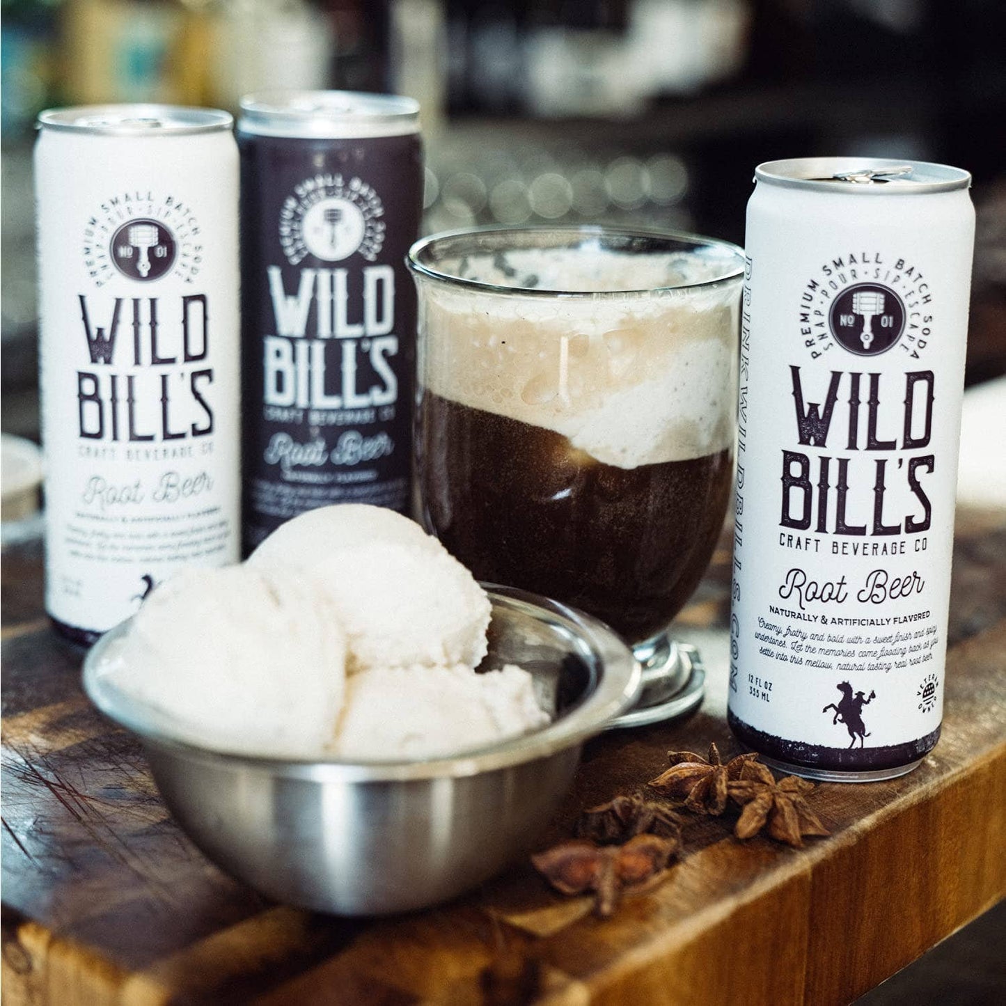 Wild Bill's Root Beer - Premium Cane Sugar Soda