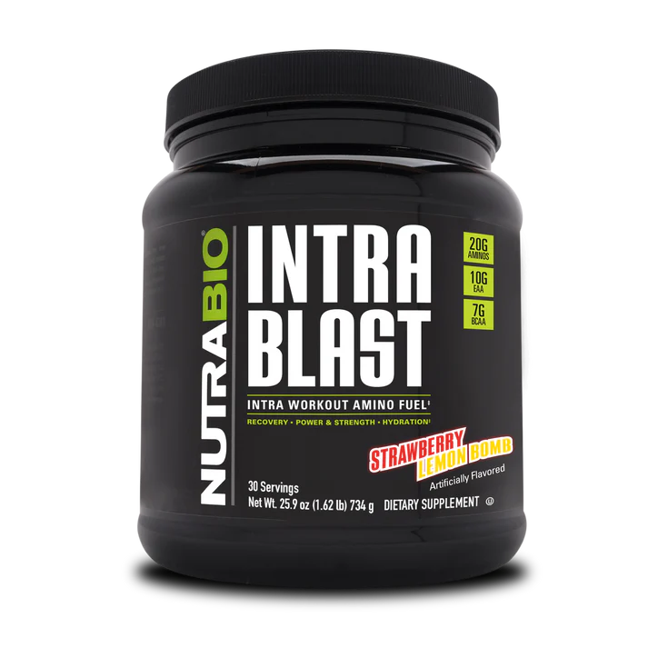 NutraBio IntraBlast Strawberry Lemon Bomb 30svg