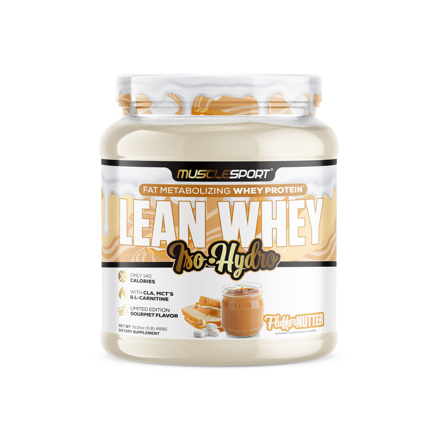 Lean Whey™ Iso Hydro Gourmet Protein 1lb: Pistachio Ice Cream