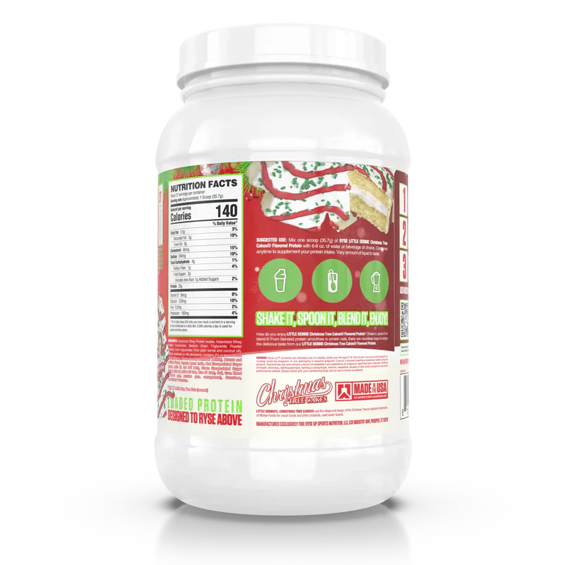 Ryse Christmas Tree Cakes Protein