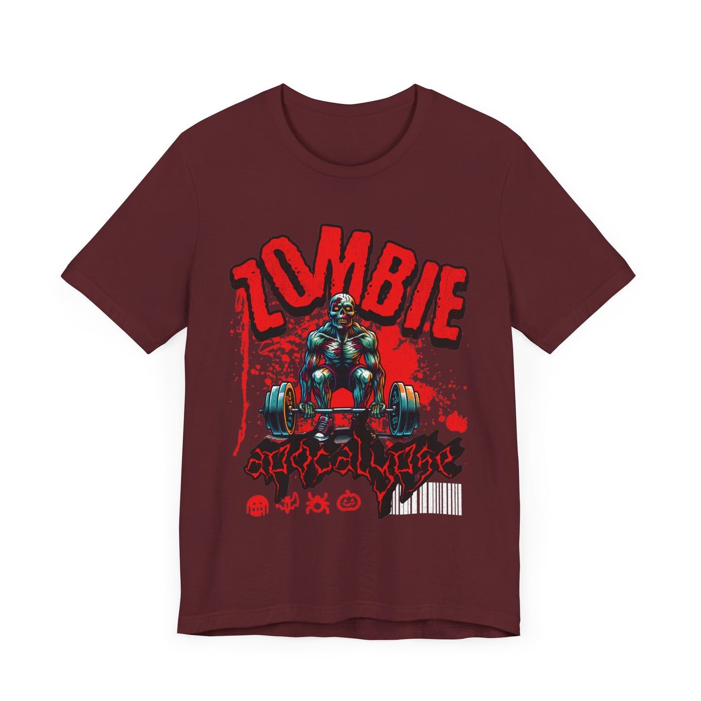 Zombie Apocalypse Gym Shirt Jersey Short Sleeve Tee