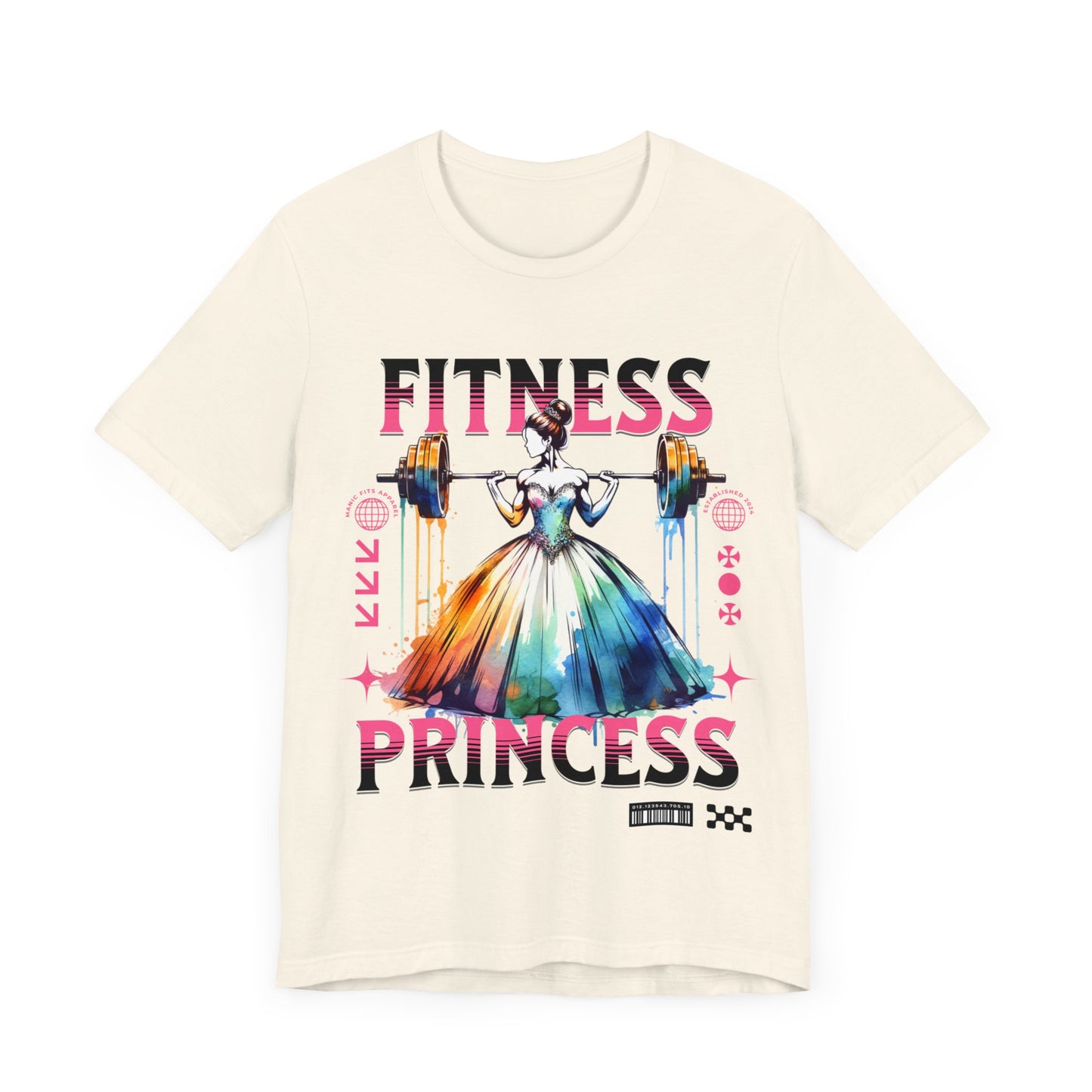 Fitness Princess Jersey Short Sleeve Tee