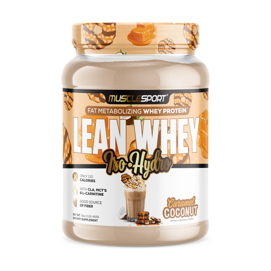 Lean Whey™ Iso Hydro Gourmet Protein 1lb: Coconut Caramel