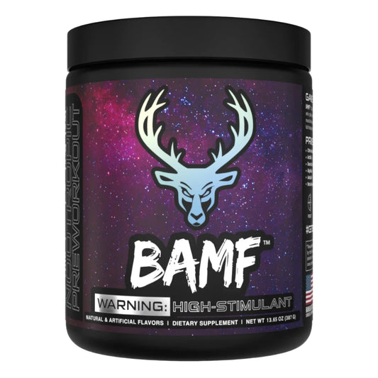 Bucked Up BAMF Nootropic Pre Workout Blue Raz-Berry Beret