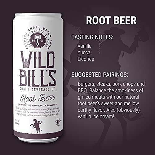 Wild Bill's Root Beer - Premium Cane Sugar Soda